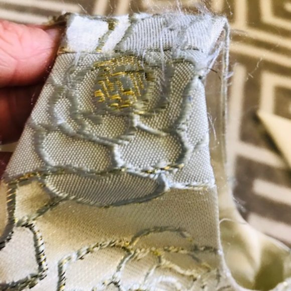 Girls American Princess Size 6 Formal/ Gown · Floral ·Cream/Smoky Blue - Picture 5 of 6